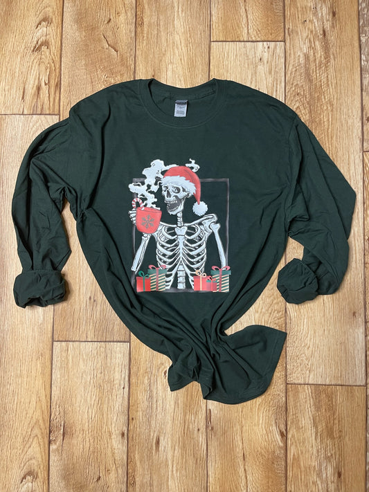 Christmas Skeleton Long Sleeve